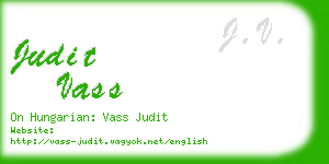 judit vass business card